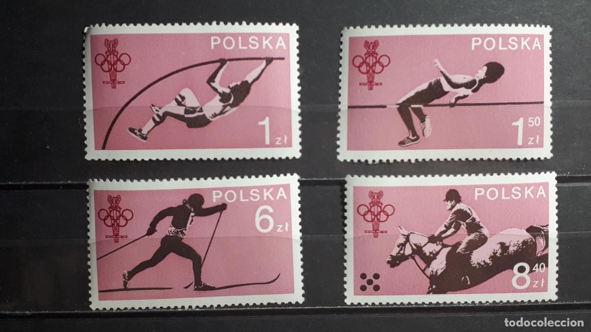 Sellos: POLONIA. OLIMPIADAS. A&Ntilde;O 1979. **. YVERT 2436/9