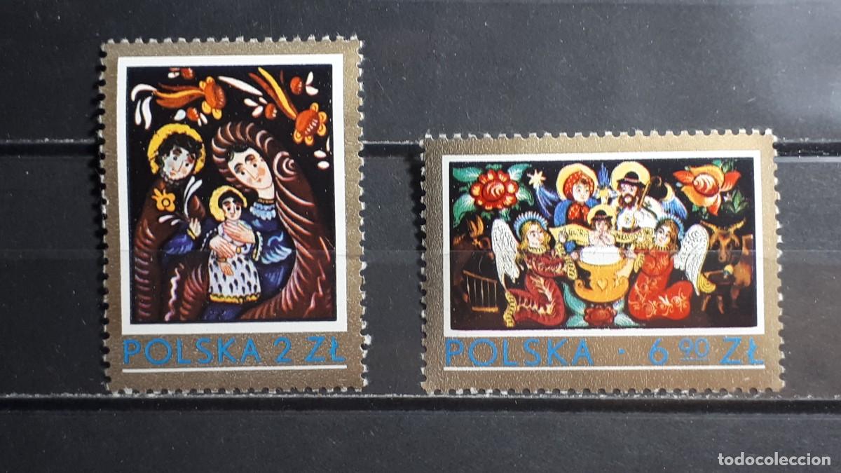 Sellos: POLONIA. NAVIDAD. A&Ntilde;O 1979. **. YVERT 2476/7