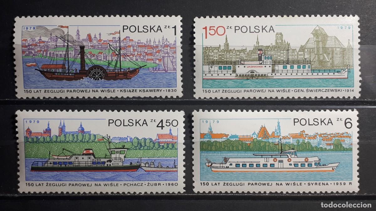 Sellos: POLONIA. A&Ntilde;O 1979. **. YVERT 2455/8