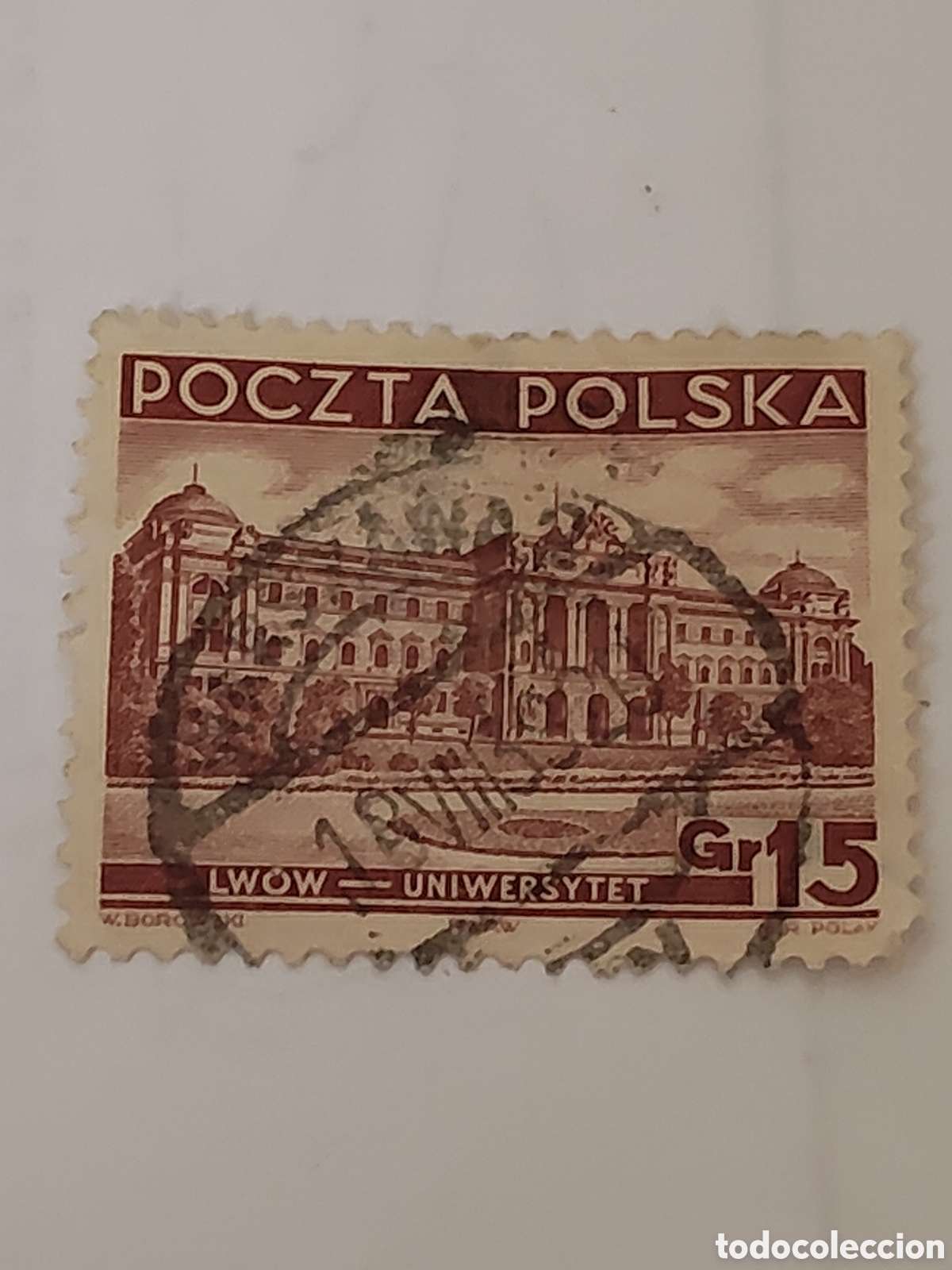 Sellos: Sello de Polonia Universidad de Lwow 1937-39