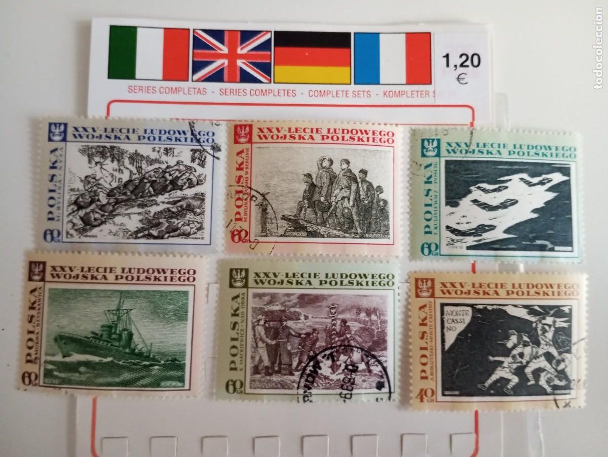 Sellos: POLONIA, BELICO, SGM