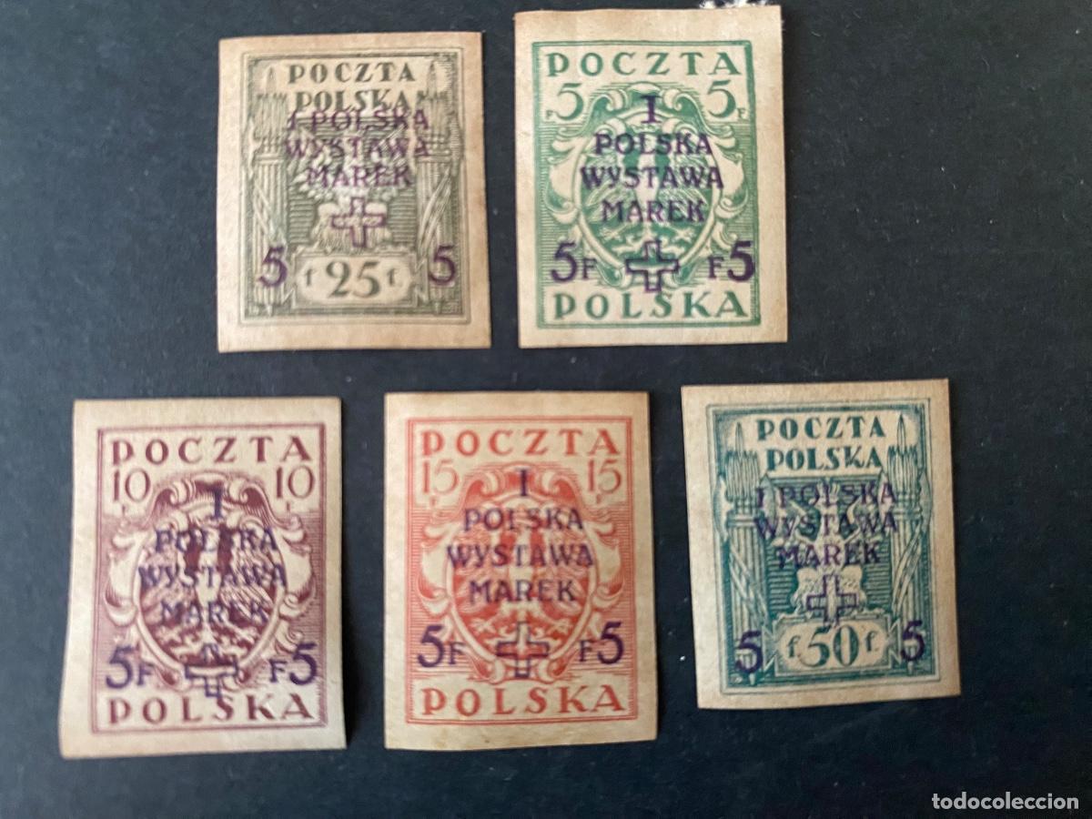 Sellos: Polonia 1919 serie completa