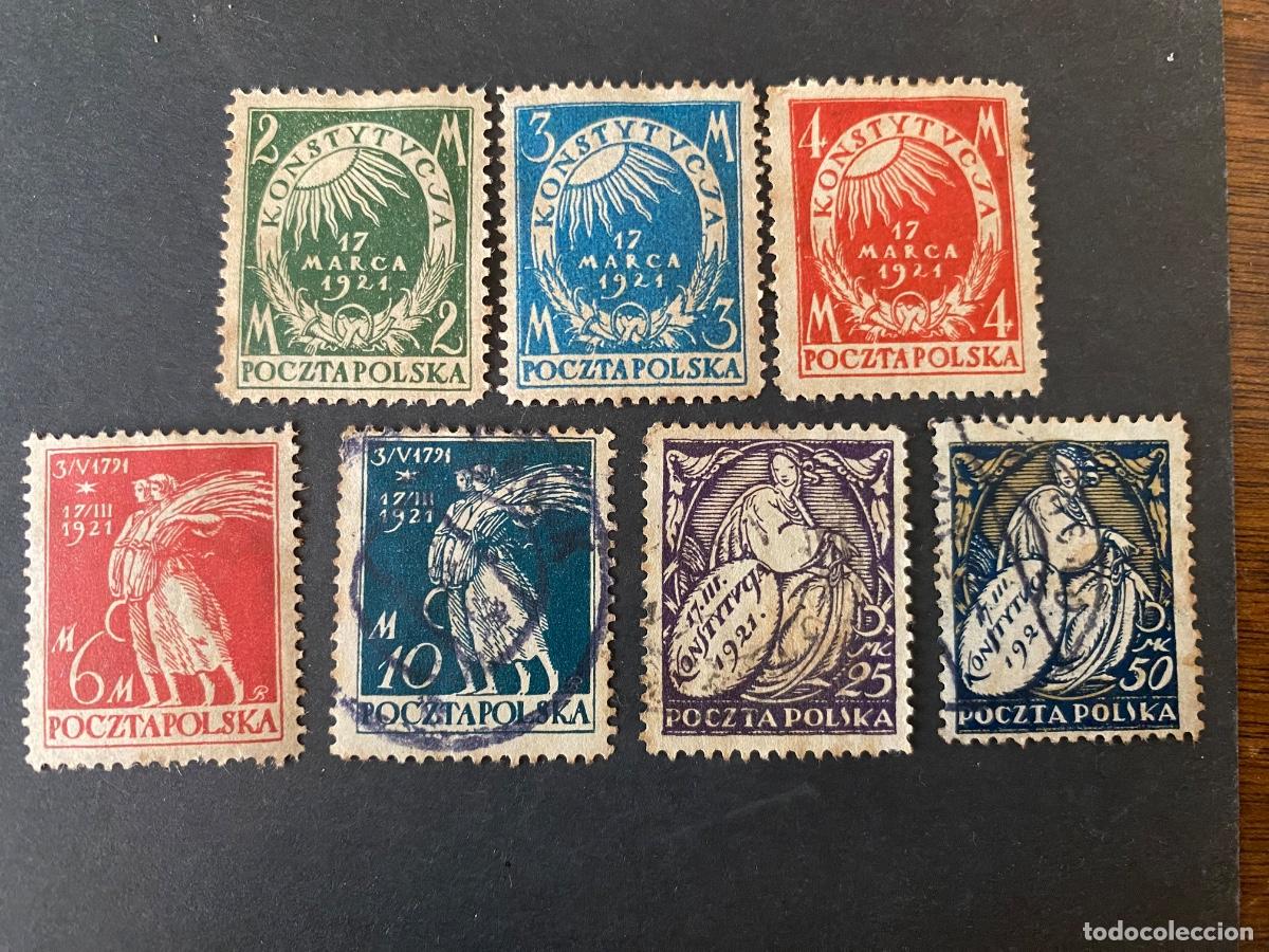 Sellos: Polonia 1921 serie completa
