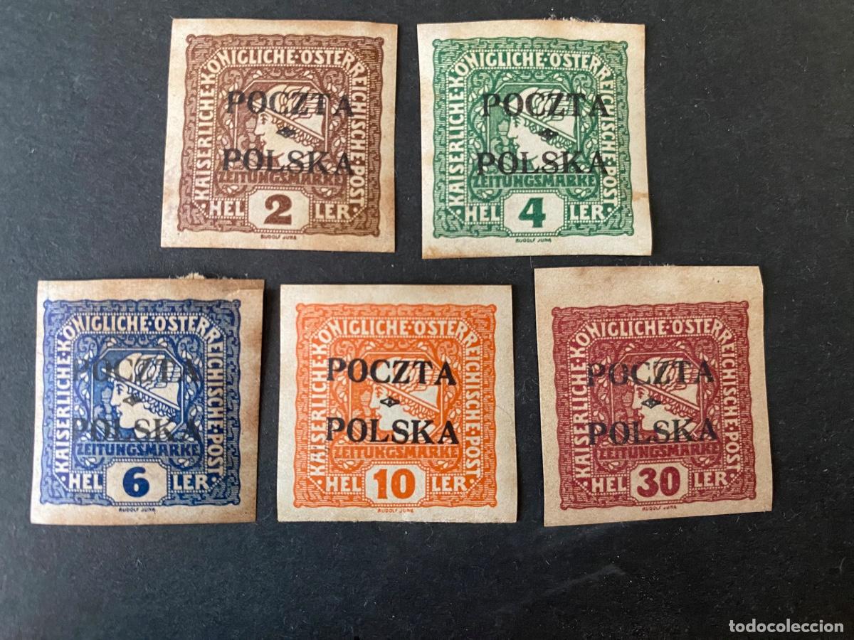 Sellos: Polonia 1919 serie completa