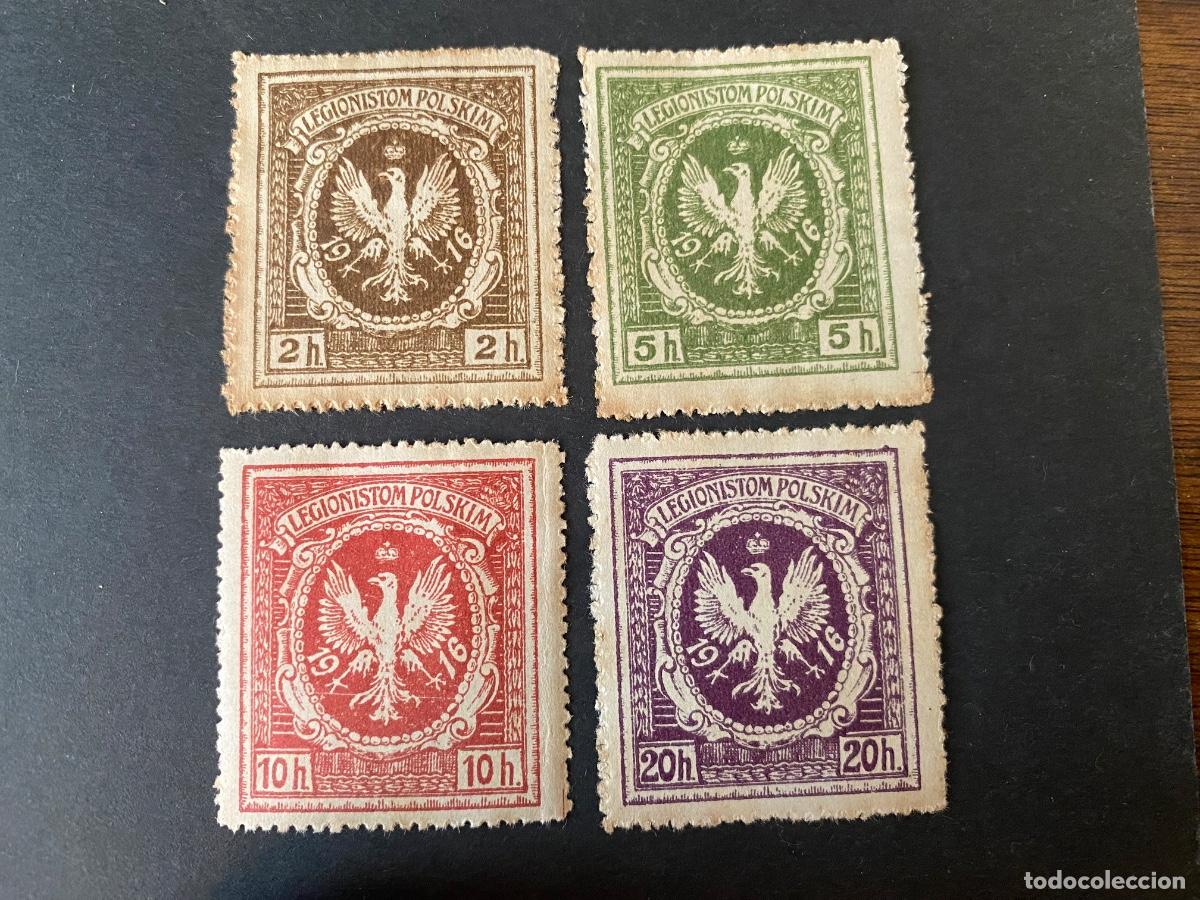 Sellos: Polonia 1916 Beneficos Legionarios