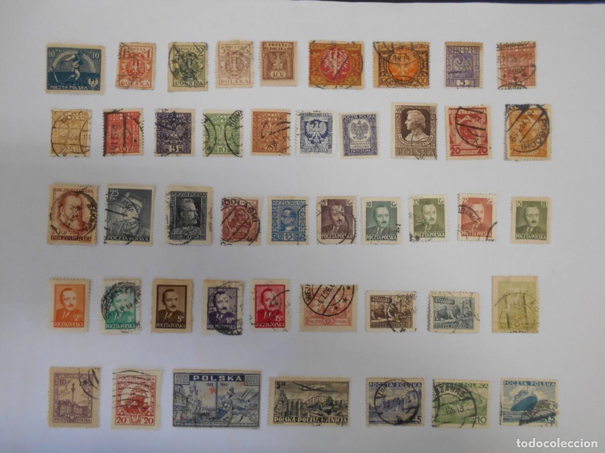 Sellos: POLONIA-LOTE DE 115 SELLOS DIFERENTES-LOTE 1