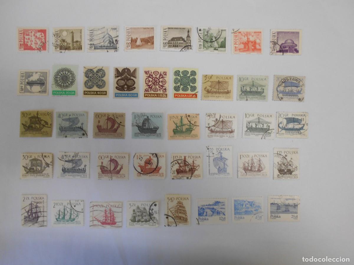 Sellos: POLONIA-LOTE DE 120 SELLOS DIFERENTES-LOTE 2
