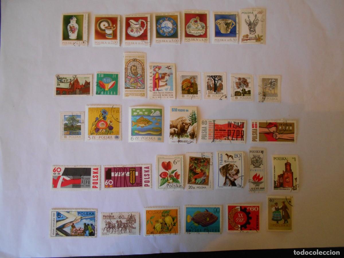 Sellos: POLONIA-LOTE DE 100 SELLOS DIFERENTES-LOTE 6