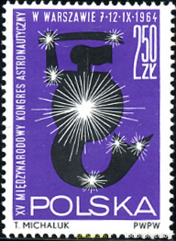 Sellos: 166717 MNH POLONIA 1964 15 CONGRESO INTERNACIONAL ASTRONAUTICO