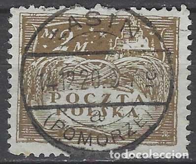 Sellos: POLONIA 1919 - EMISIONES DE POLONIA DEL NORTE, VALORES EN MAREK, MARR&Oacute;N - USADO