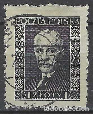 Sellos: POLONIA 1928 - PERSONAJES, PRESIDENTE IGNACY MOSCICKI - USADO