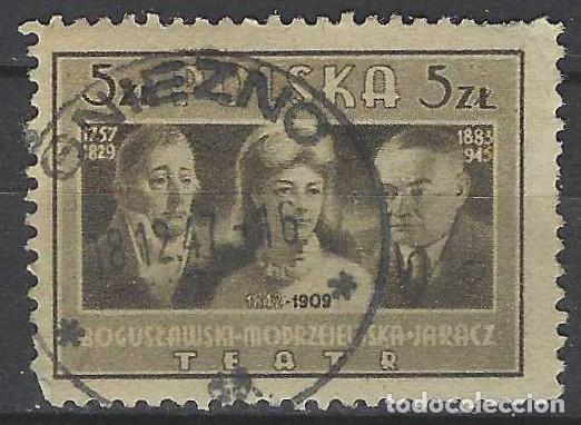 Sellos: POLONIA 1947 - PERSONAJES DE LA CULTURA POLACA - USADO