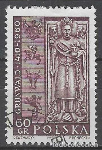 Sellos: POLONIA 1960 - TUMBA DEL REY VLADISLAV II - USADO