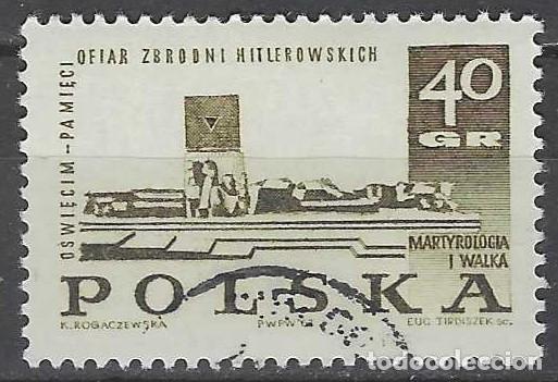 Sellos: POLONIA 1967 - MONUMENTOS A LOS M&Aacute;RTIRES DE LA 2&ordf; GM - USADO