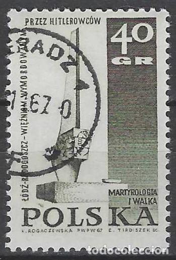 Sellos: POLONIA 1967 - MONUMENTOS A LOS M&Aacute;RTIRES DE LA 2&ordf; GM - USADO