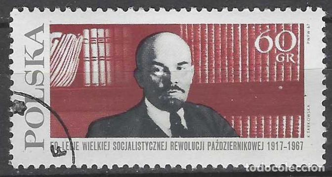 Sellos: POLONIA 1967 - 50&ordm; ANIV. DE LA REVOLUCI&Oacute;N RUSA, LENIN - USADO