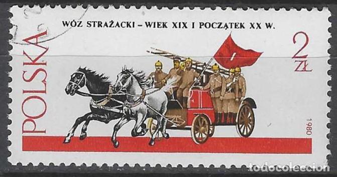 Sellos: POLONIA 1980 - CALESAS DE VARSOVIA - USADO