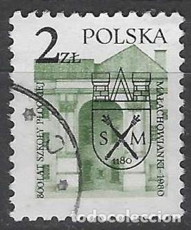 Sellos: POLONIA 1980 - 8&ordm; CENT. DE LA ESCUELA DE PLOCK - USADO