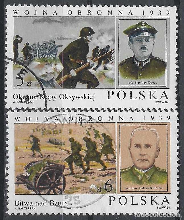 Sellos: POLONIA 1984 - 2&ordf; GUERRA MUNDIAL, DEFENSA CONTRA EL INVASOR, S.COMPLETA - USADOS