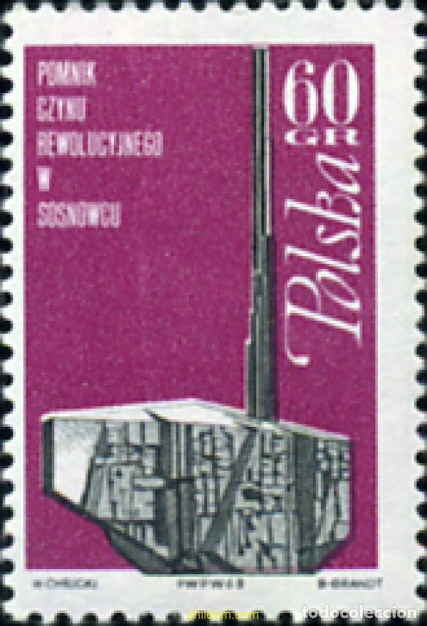 Sellos: 166963 MNH POLONIA 1968 MONUMENTO A LOS REVOLUCIONARIOS DE SIL&Eacute;SIE