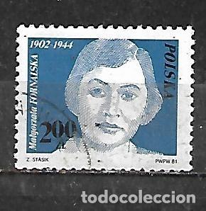 Sellos: 1981: Personajes del movimiento obrero nacional - Malgorzata Fornalska, 1902-1944 (CTO)