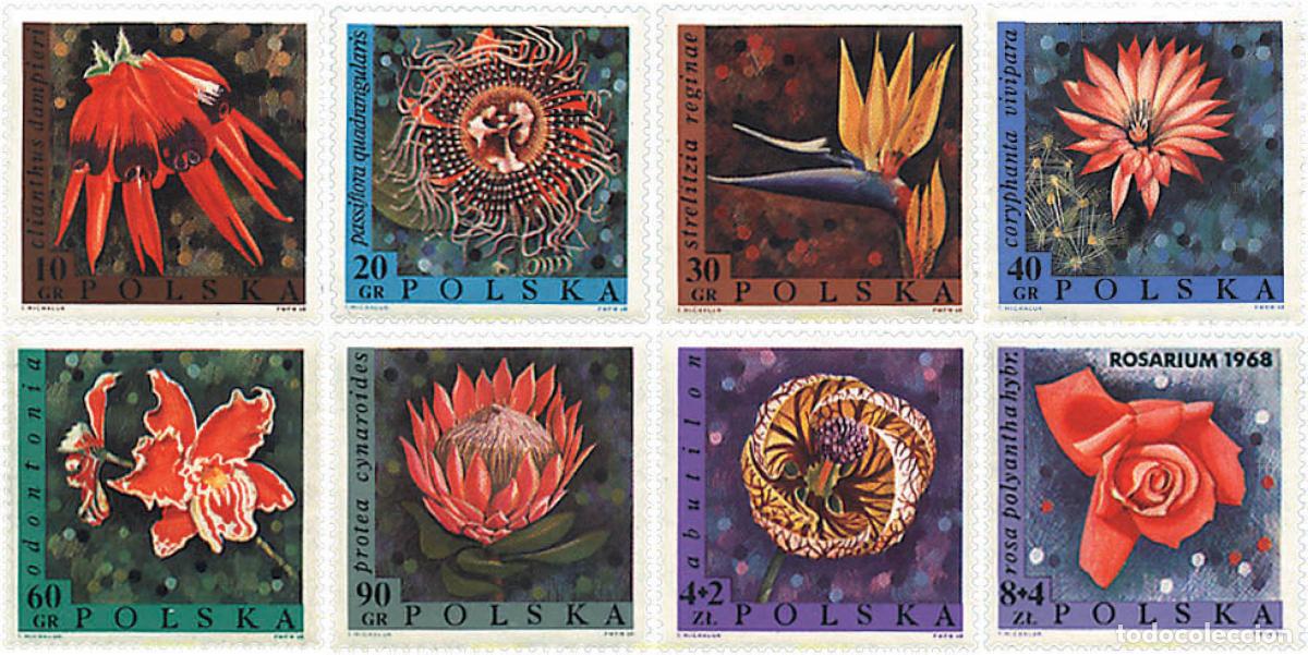 Sellos: 94362 MNH POLONIA 1968 FLORES