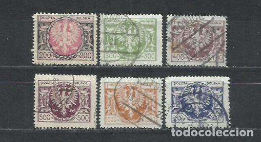 Sellos: 9579-POLONIA SERIE COMPLETA 1923 N&ordm; 262/267