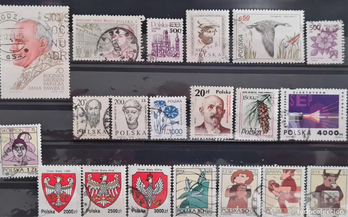 Sellos: Lote de 20 sellos de Polonia