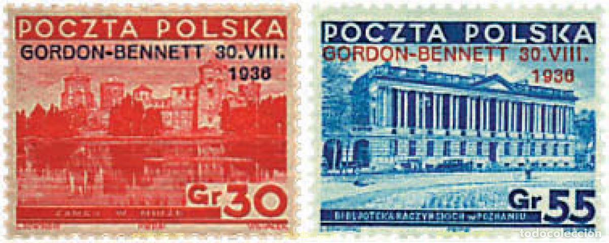 Sellos: 43991 MNH POLONIA 1936 COPA GORDON-BENNETT