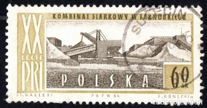Sellos: Polonia. 20&ordm; Anv. De la Rep&uacute;blica. 1964. YT-1364. Usado