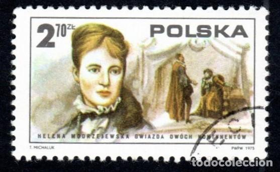 Sellos: Polonia. 220&ordm; Avs. Independencia Estados Unidos 1975. YT-2240. Usado
