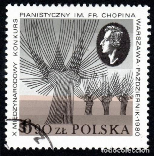 Sellos: Polonia. 10&ordm; Concurso Internacional Federico Copin 1980. YT-YT-2531. S. Completa. Nuevo Matasello