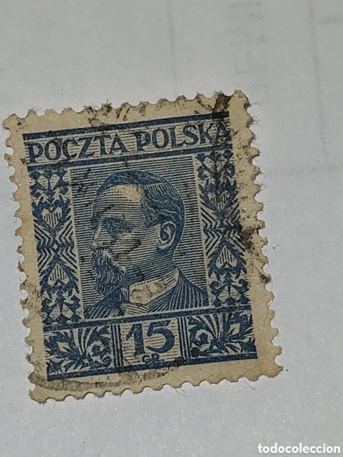 Sellos: Sello de Polonia escritor Henryk Sienkiewicz 1928 usado