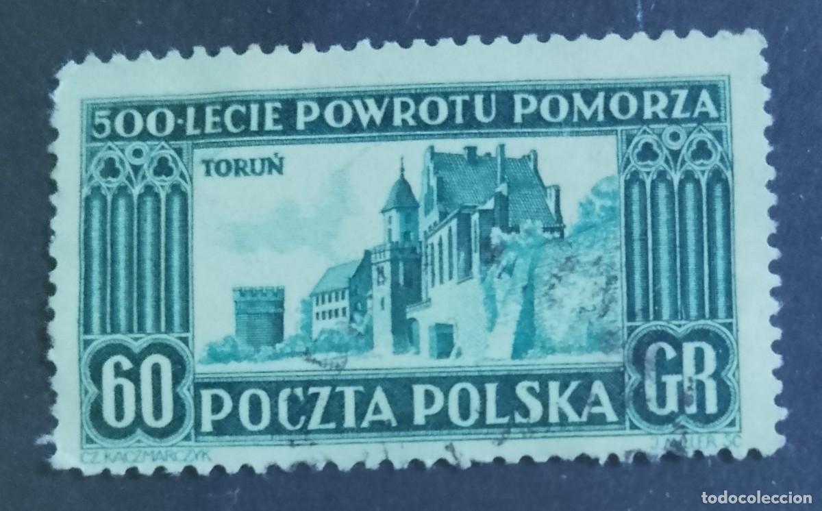 Sellos: POLONIA - V/F 60 GR - A&Ntilde;O 1966 - 500&ordm; ANIVERSARIO DE LA REVOLUCI&Oacute;N POMERANA.