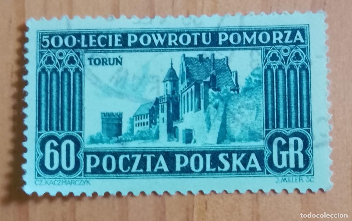 Sellos: POLONIA - V/F 60 GR - A&Ntilde;O 1966 - 500&ordm; ANIVERSARIO DE LA REVOLUCI&Oacute;N POMERANA.