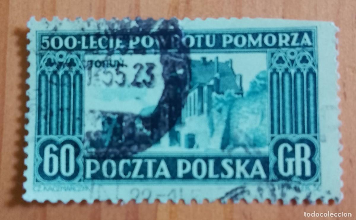 Sellos: POLONIA - V/F 60 GR - A&Ntilde;O 1966 - 500&ordm; ANIVERSARIO DE LA REVOLUCI&Oacute;N POMERANA.