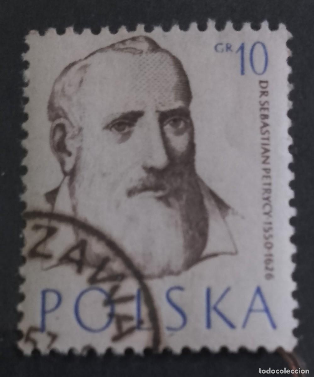 Sellos: POLONIA - V/F 10 GR - A&Ntilde;O 1957- SEBASTI&Aacute;N PETRYCY, FIL&Oacute;SOFO - YV 893