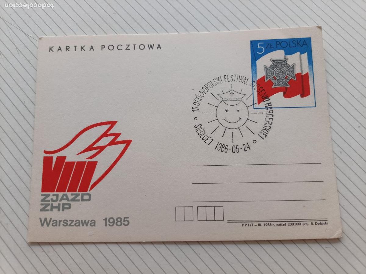 Sellos: Polonia 1985-1986 Entero postal, tarjeta m&aacute;xima