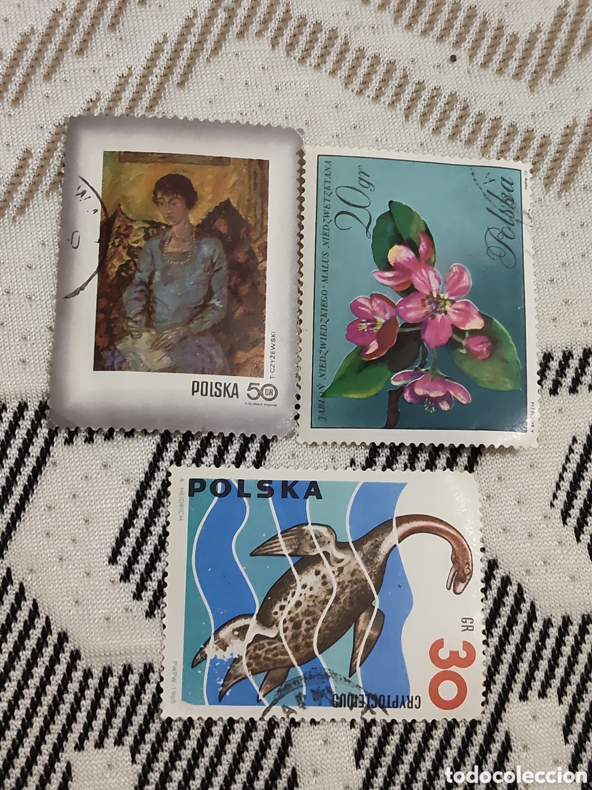 Sellos: 3 sellos de Polonia variados muy buenos