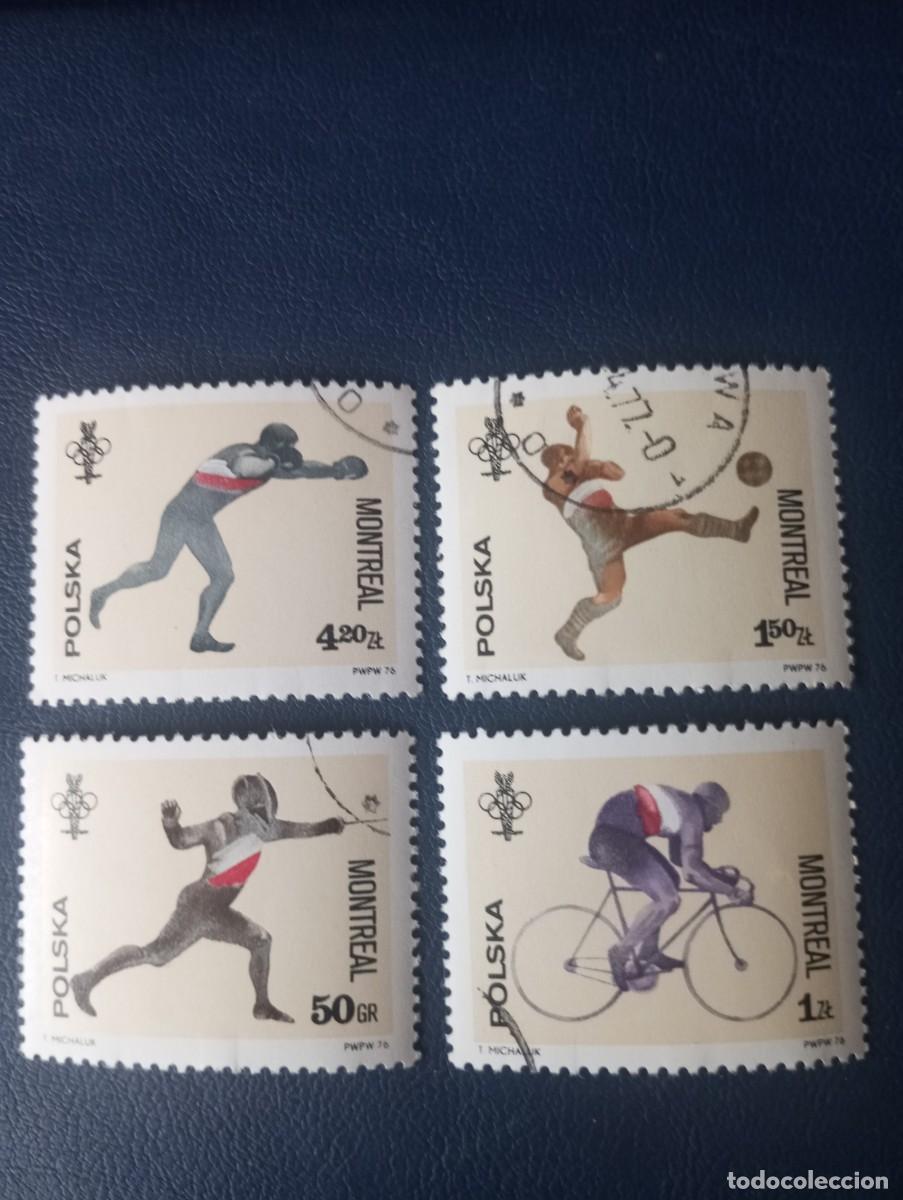 Sellos: POLONIA, 1976, OLIMPIADAS DE MONTREAL