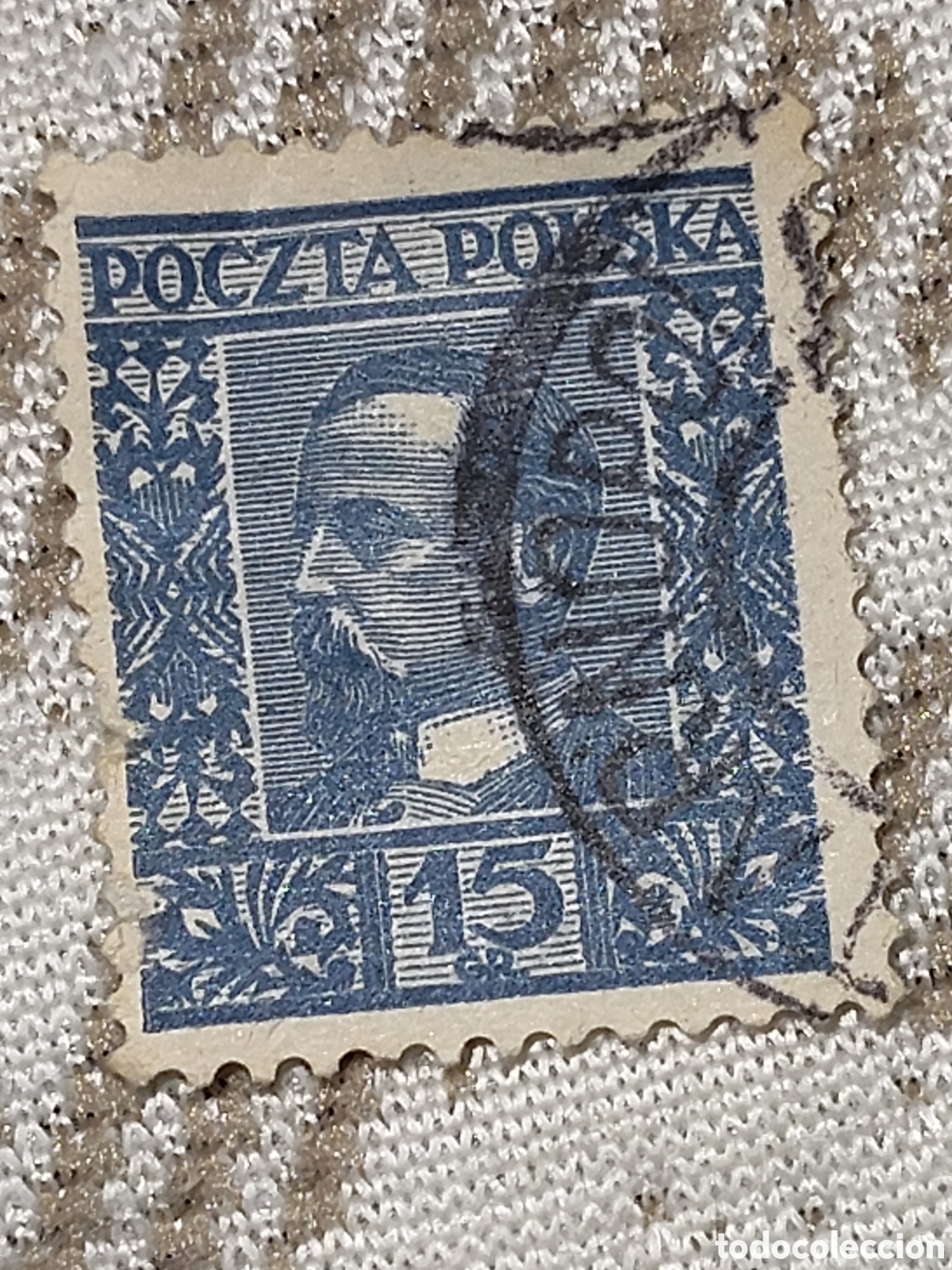 Briefmarken: Sello de Polonia escritor Henryk Sienkiewicz 1928