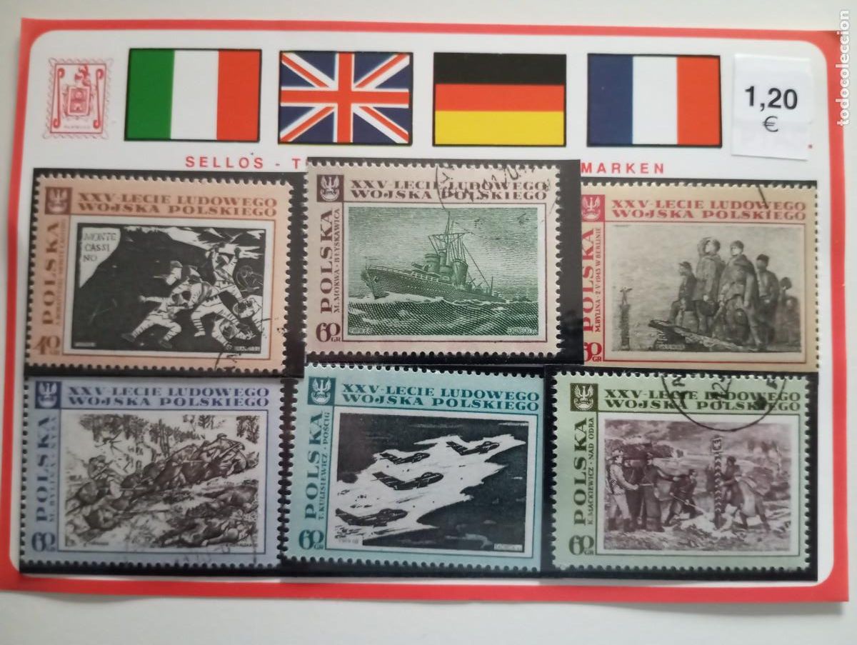 Sellos: POLONIA, 1968, EJ&Eacute;RCITO POPULAR
