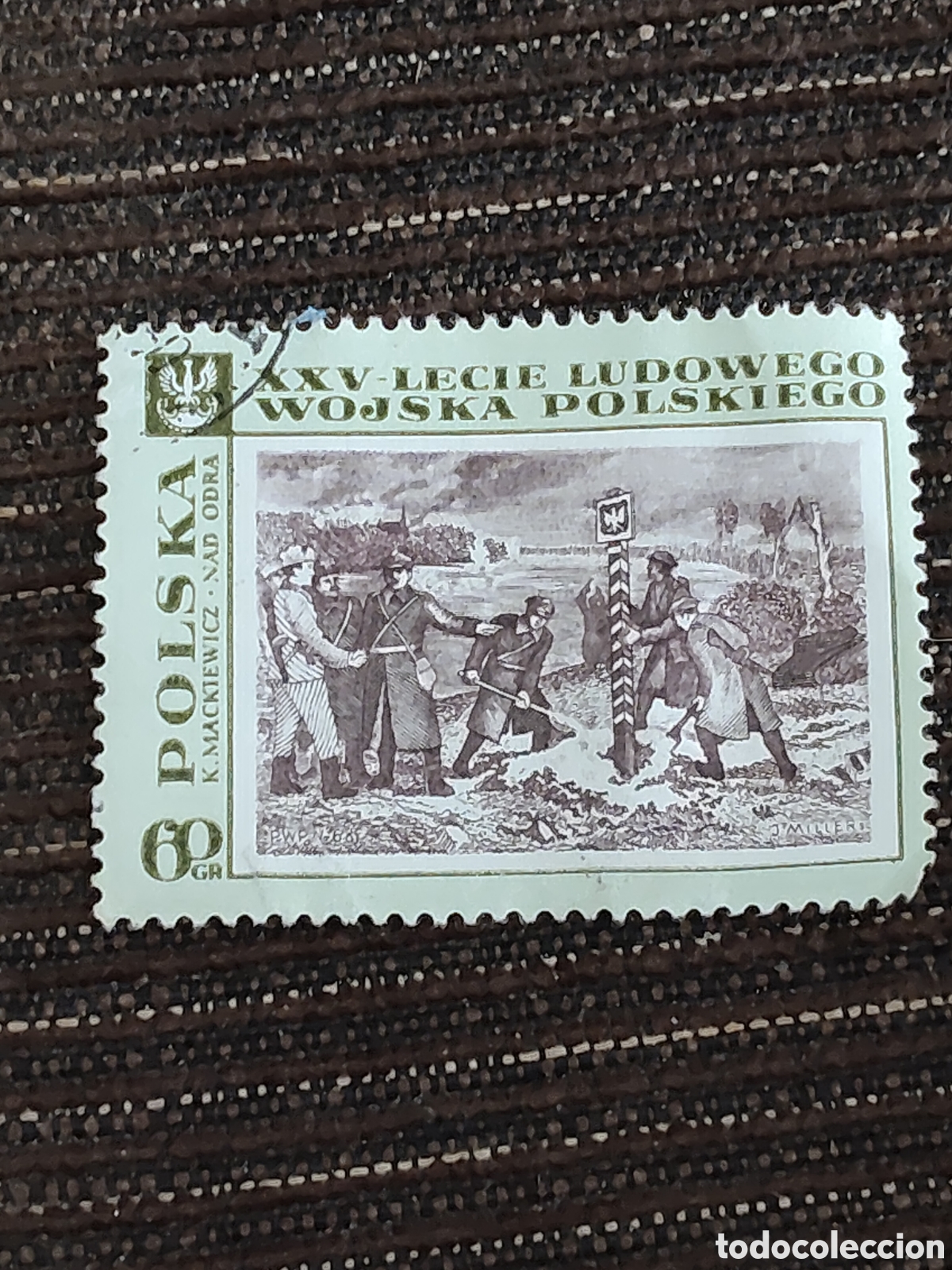 Sellos: Sello de Polonia XXV aniversario del ejercito popular polones 1968