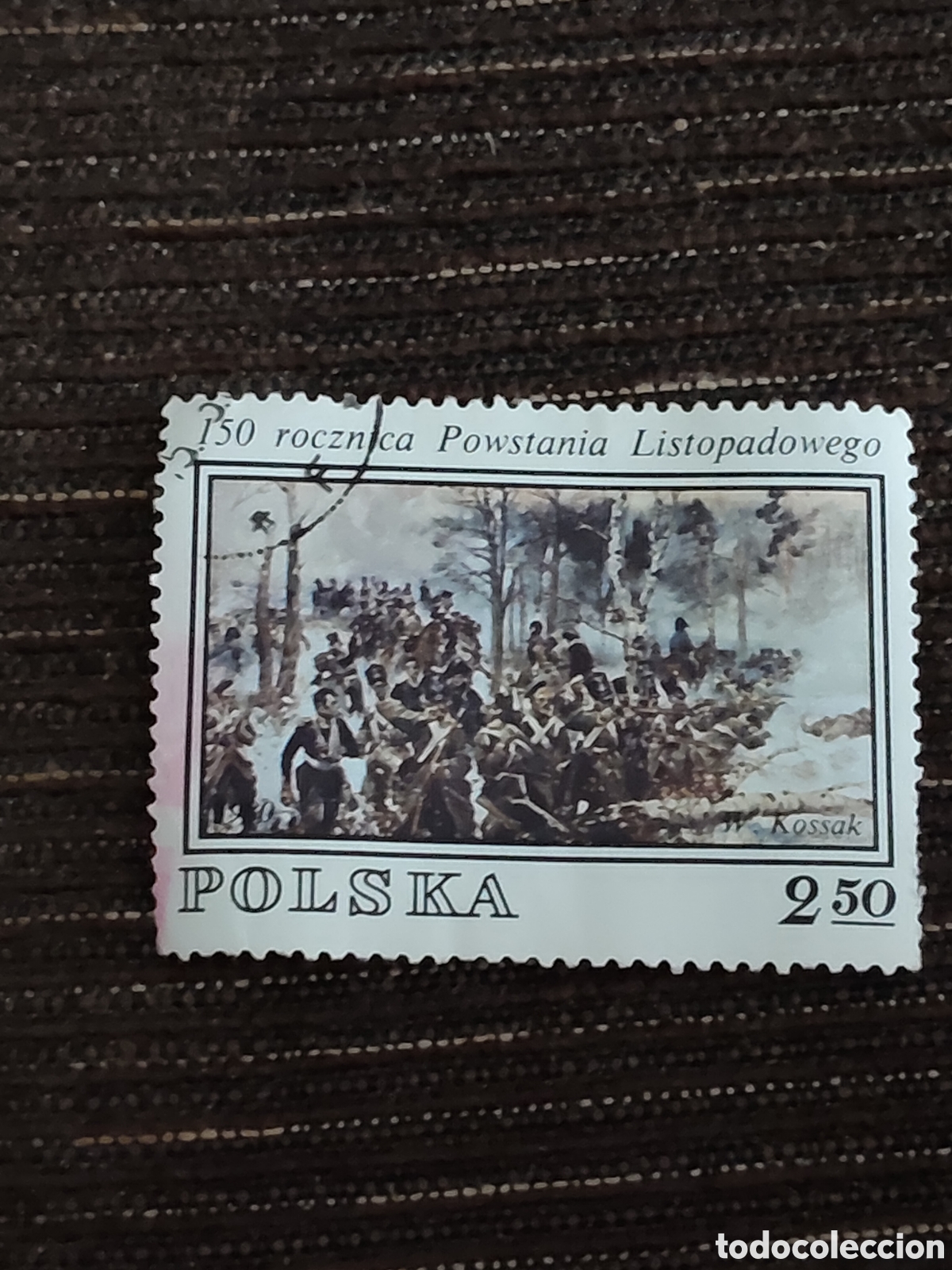 Sellos: Sello de Polonia 150 aniversario del levantamiento de Noviembre 1980