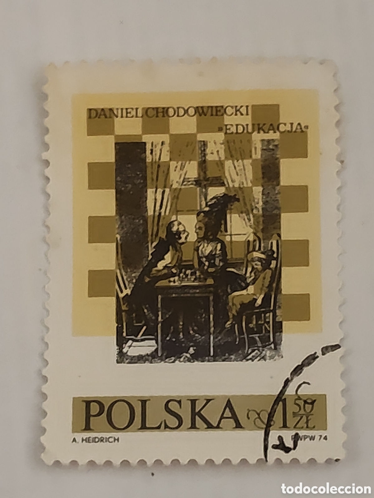 Sellos: Sello de Polonia 10&ordm; festival internacional de Ajedrez de Lublin 1974