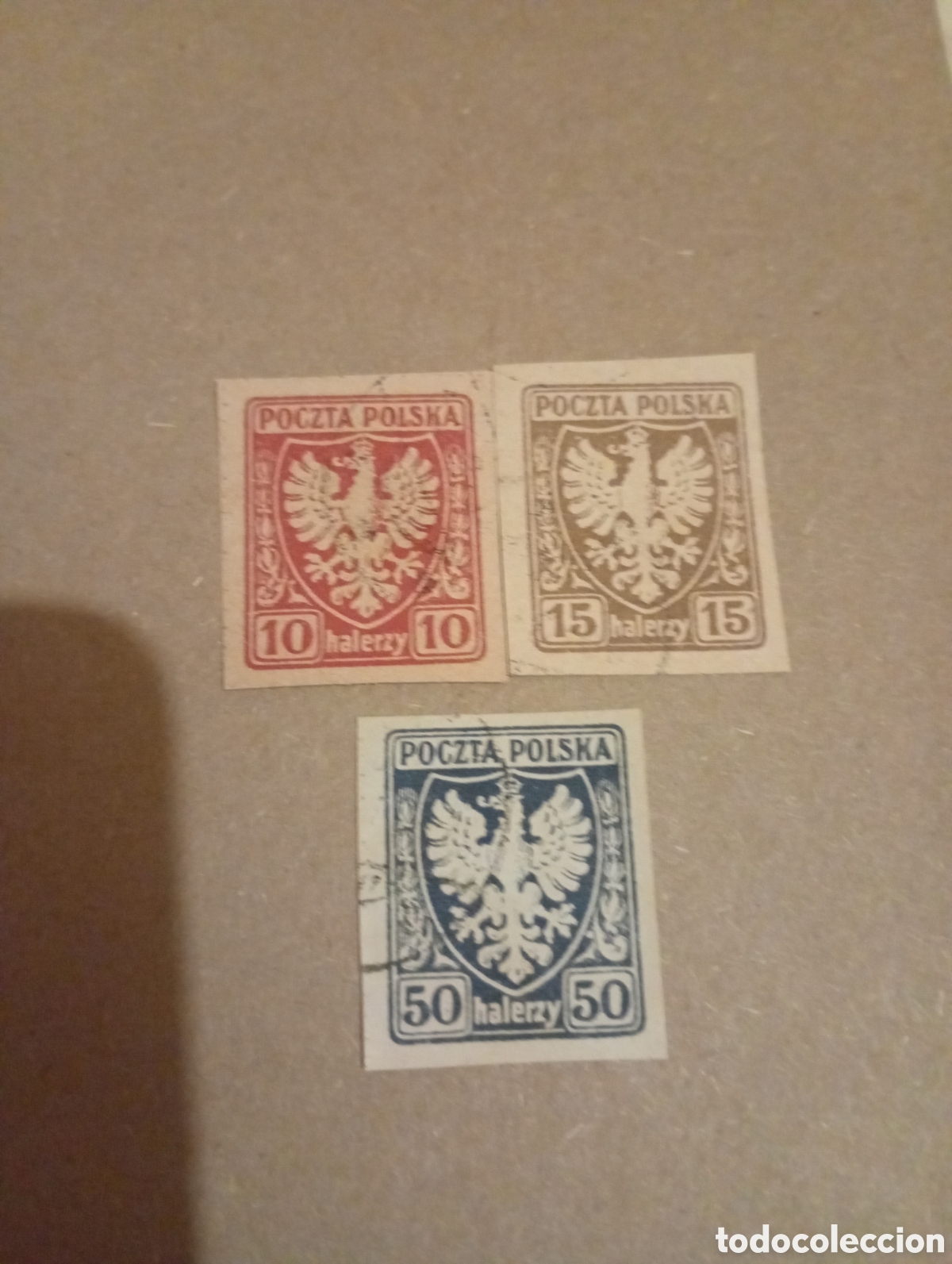 Sellos: POLONIA 1919 EMISI&Oacute;N DE CRACOVIA