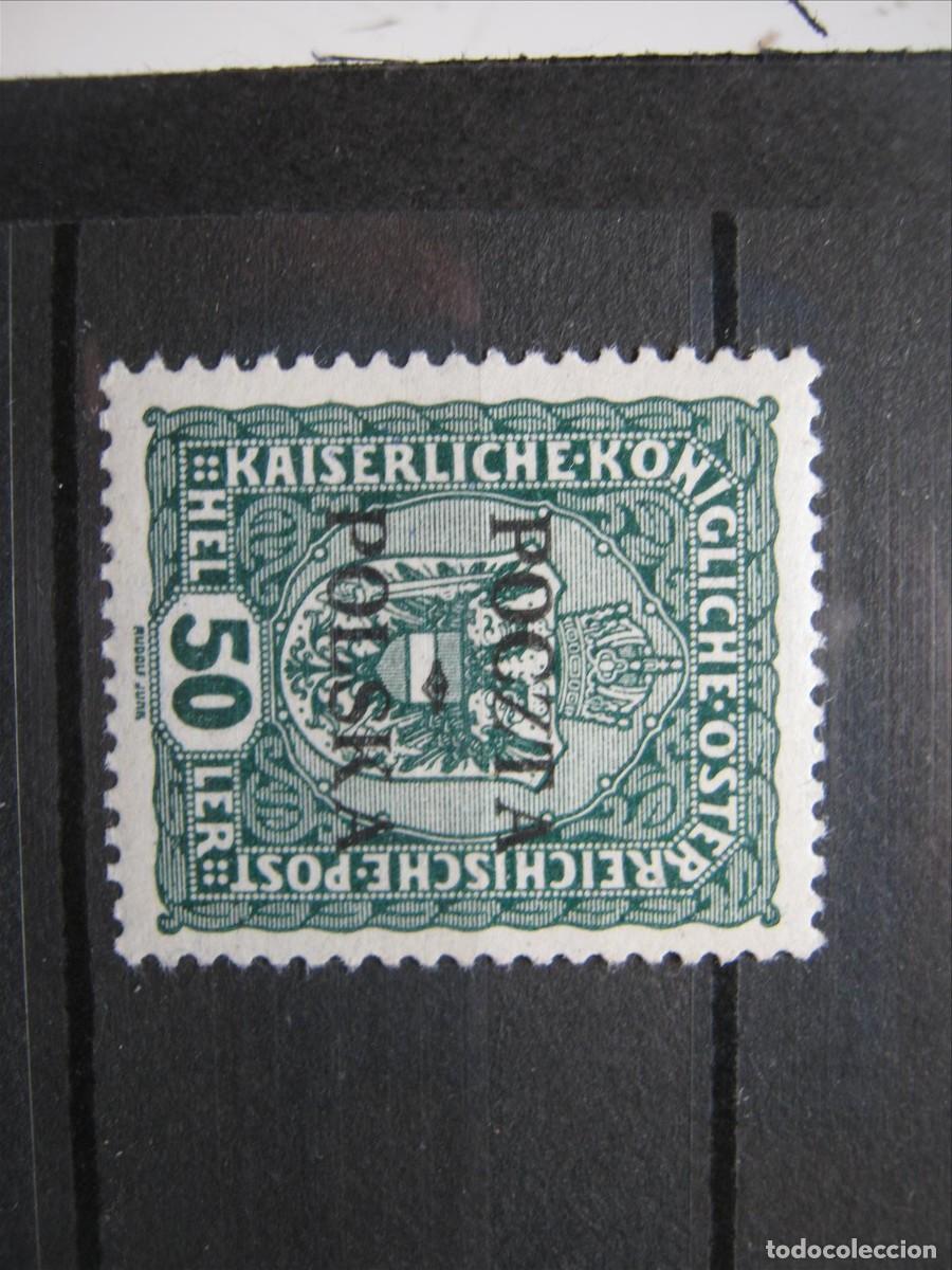 Sellos: POLONIA 1919 YVERT 85 MNH** SIN CHARNELA LUJO DOBLE MARQUILLA.