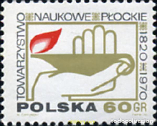 Sellos: 167167 MNH POLONIA 1970 150 ANIVERSARIO DE LA CREACION DE LA SOCIEDAD CIENTIFICA