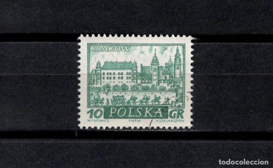 Sellos: Sello usado. Ciudades. Cracovia. 10 grosz. 1960 Yvert 1053.