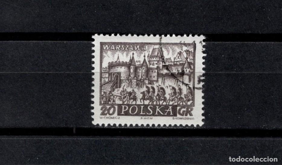 Stamps: Sello usado. Ciudades. Wasaw. 20 grosz. 1960. Yvert 1054